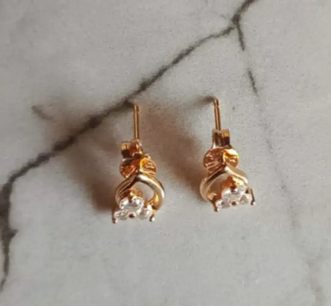 Anting dan liontin emas - Image 1 of 2