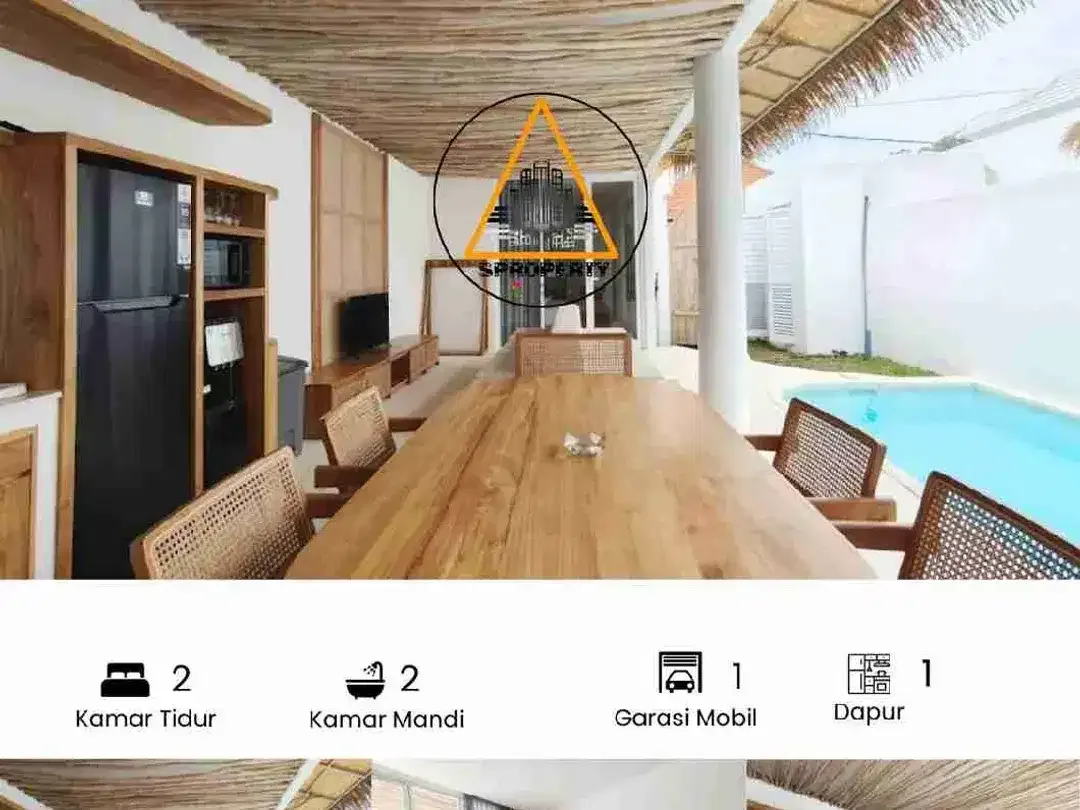 Disewakan Villa Pribadi 2 Kamar Tidur di Uluwatu - Image 1 of 6