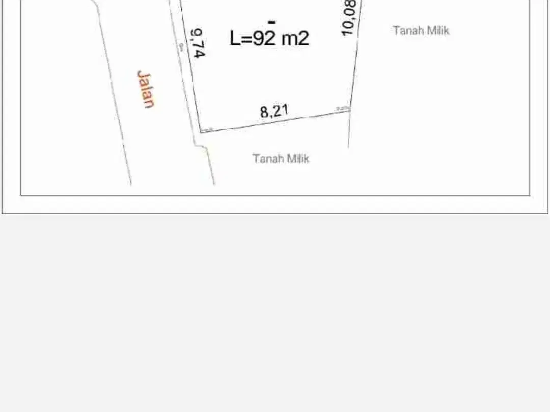 Dijual Tanah Langka Plot Kecil 92m2 di Canggu - Image 9 of 10