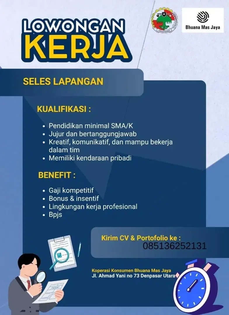 Dicari sales koperasi - Image 1 of 1