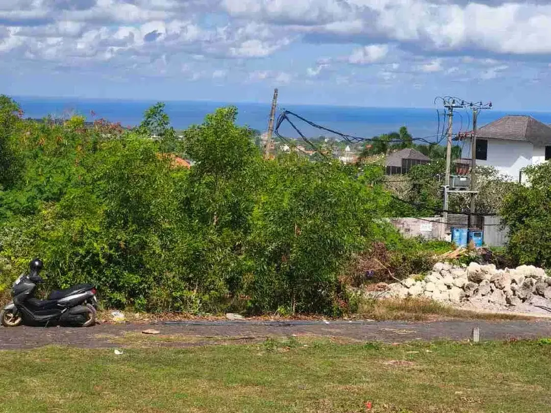 dijual tanah 262m² view laut kawasan villa airis Ungasan Badung Bali - Image 4 of 5