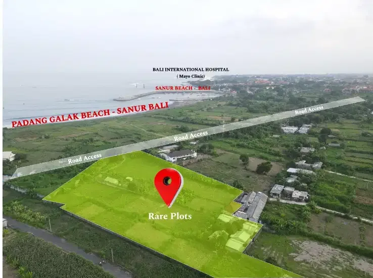 Tanah Super Premium dkt Pantai Padang Galak Sanur - Image 4 of 10