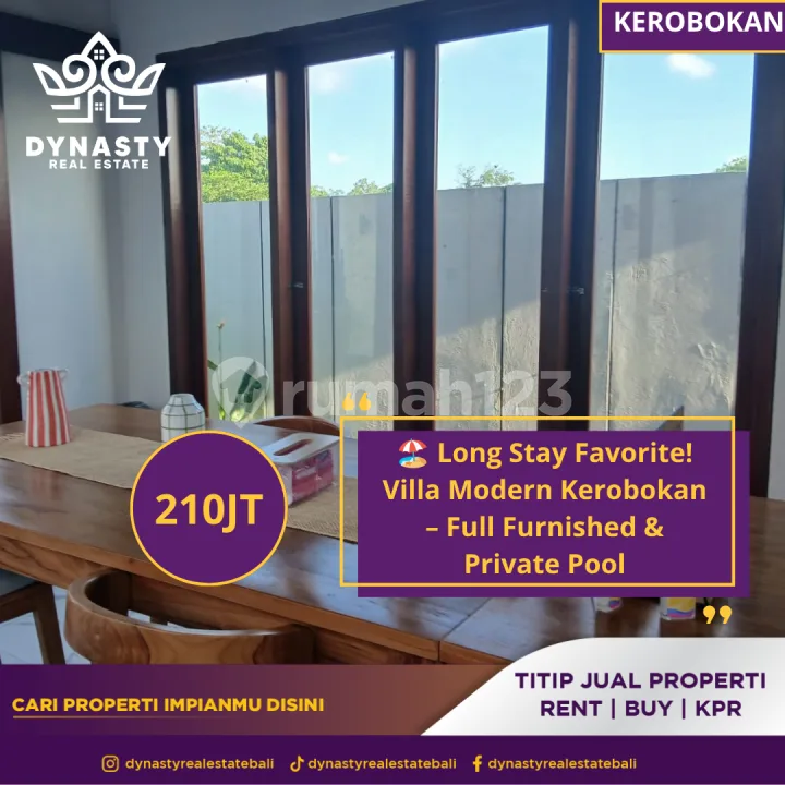 Hidden Gem Kerobokan - Villa 2Br Modern dengan Private Pool - Image 2 of 4