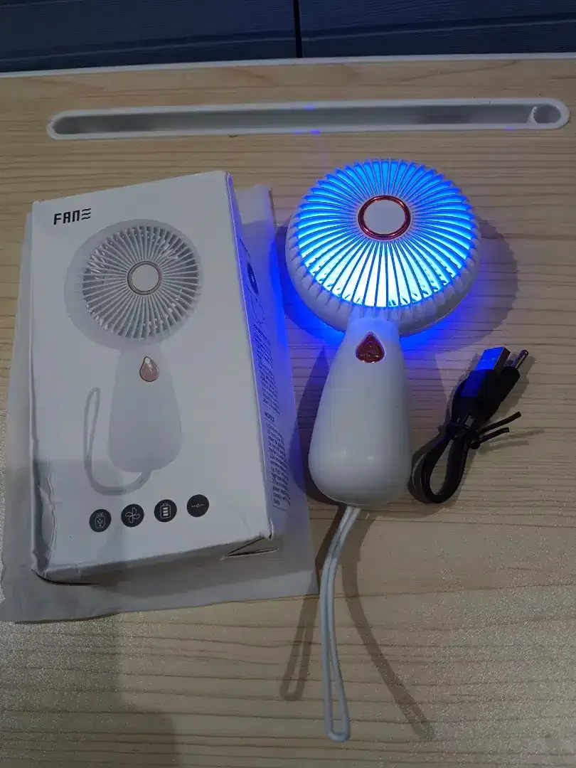 35rb BARU- Dijual Murah Kipas Angin Mini Fan Genggam Cute Portable+Led - Image 10 of 10