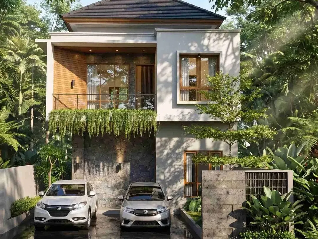 Jual Rumah konsep Modern Tropical Open Space di dekat Taman Lumintang Denpasar - Image 1 of 10