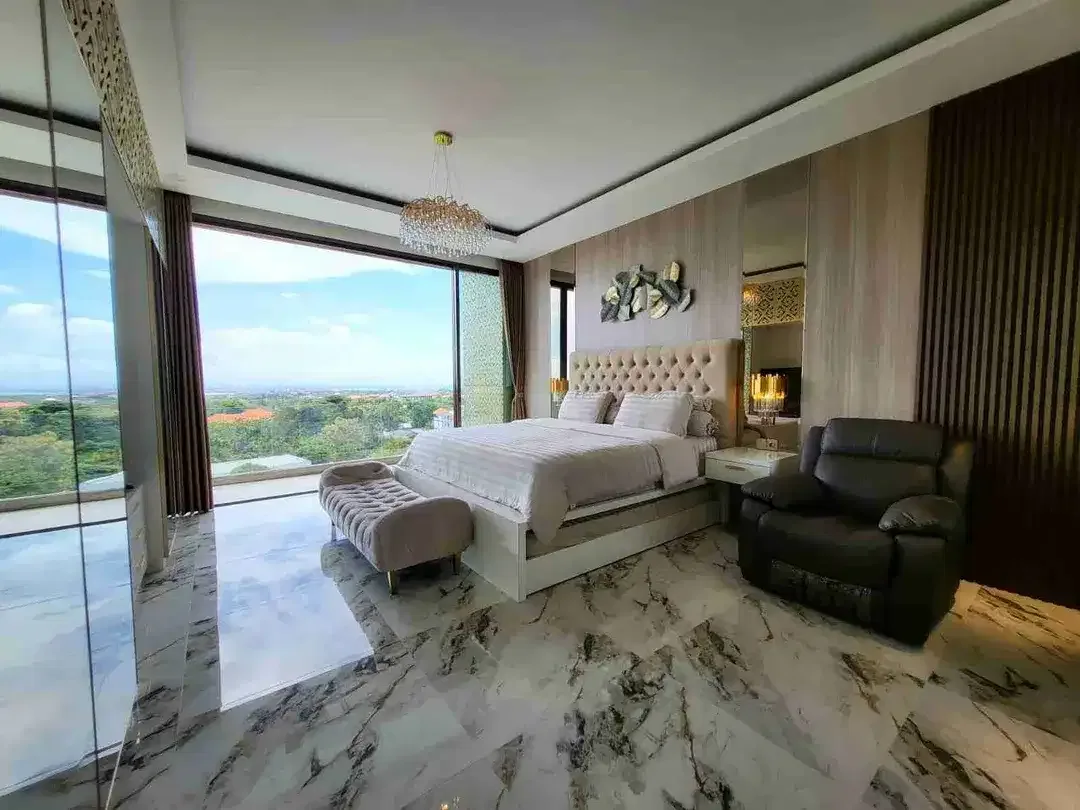Luxury Villa FULL FURNISH Ocean View & Airport View di Cempaka Mas Jimbaran Kuta Selatan - Image 10 of 10