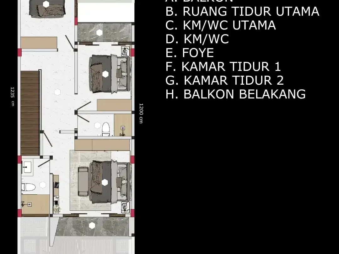 DI JUAL RUMAH MODERN DI DENPASAR SELATAN BALI PUSAT KOTA - Image 9 of 10