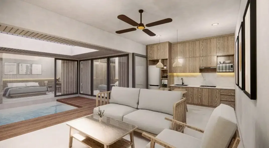 Tava Villas & Suites Jimbaran,Bali-Type 2 BrPool Villa-Full Furnished - Image 4 of 10