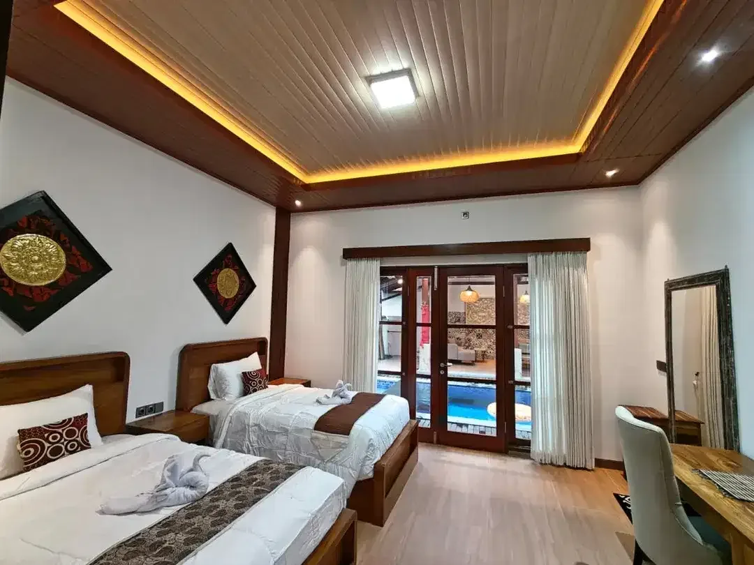 Disewakan Villa Dengan Balinese Style & Yoga Practise Area Ubud - Image 6 of 10