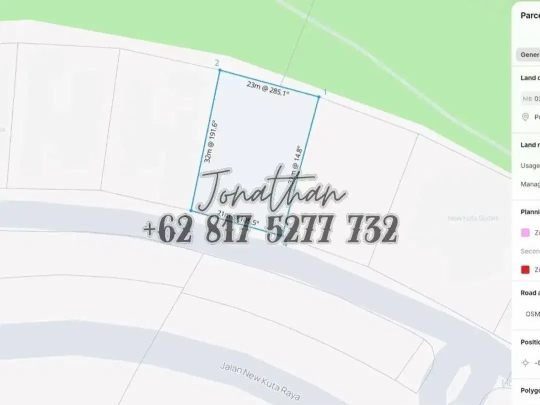 Dijual Tanah Ocean dan Golf View Zona Wisata di Pecatu Indah Resort Bali - LSADT - Image 4 of 10
