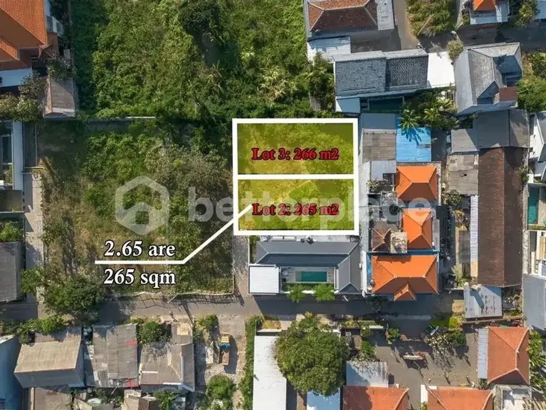 Highly Strategic Sanur Leasehold Land Investment with 265 sqm Plot, Only 10 Minutes to Sanur Beach, Close to Restaurants & Local Market - Image 1 of 10