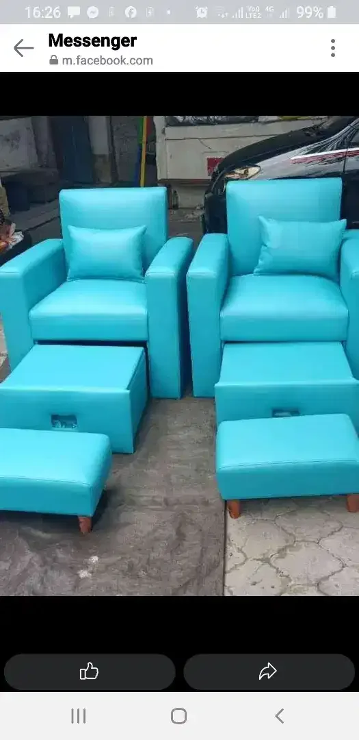 Ready Stok Sofa Single, Sofa Pojok Tamu Mitra Sofa Ramayana Dipongoro - Image 4 of 10