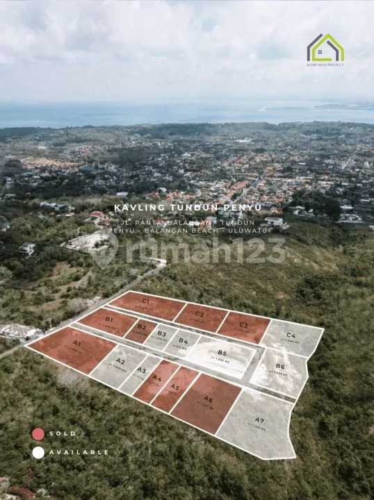 Dijual Tanah Kavling Siap Bangun Mulai 4,5 Are Jl Pantai Balangan Ungasan Bali - Image 1 of 1