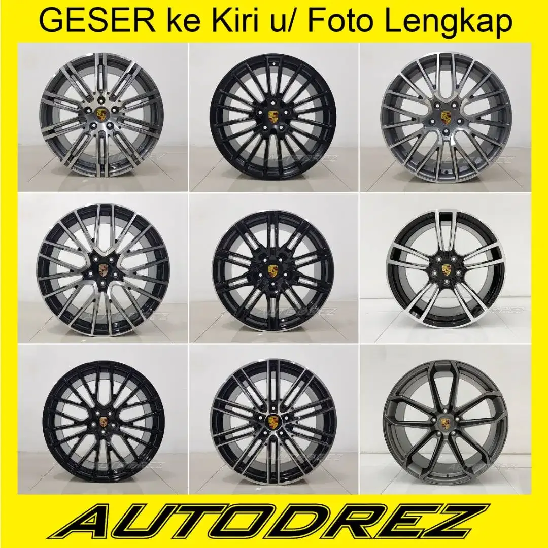 Velg Porsche Ring 19 20 21 22 R19 R20 R21 R22 PCD 5x130 E - Image 1 of 10