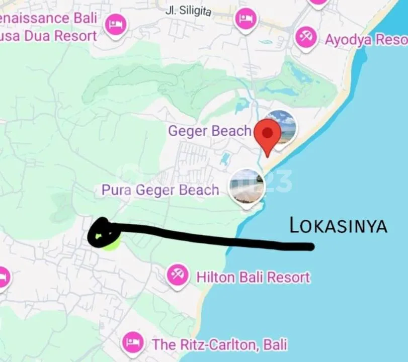 Tanah Murah Nusa Dua Sawangan Bali (Tnud19)) - Image 4 of 4