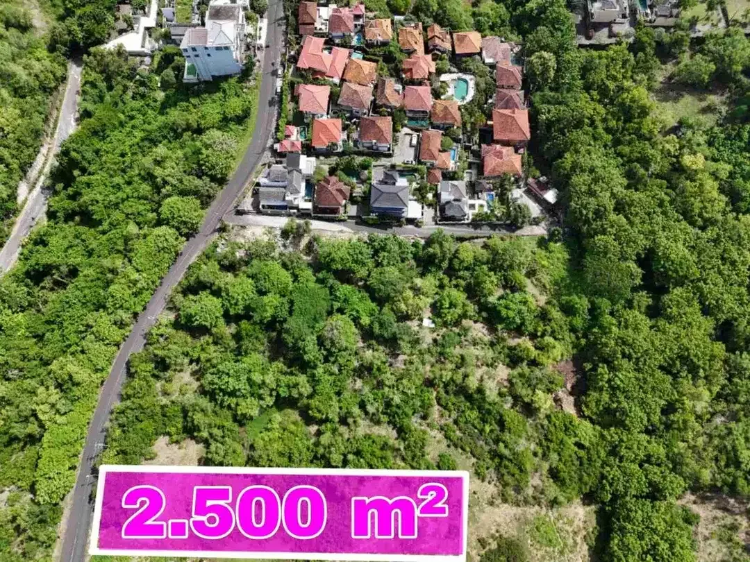 Tanah Komersil Murah 2500m² Main Road Bali Cliff Ungasan - Image 3 of 8