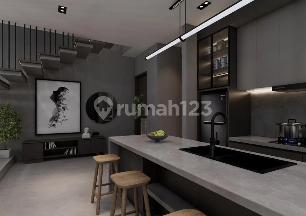 Rumah Baru Semi Villa Kontemporer di Denpasar Selatan - Image 3 of 4