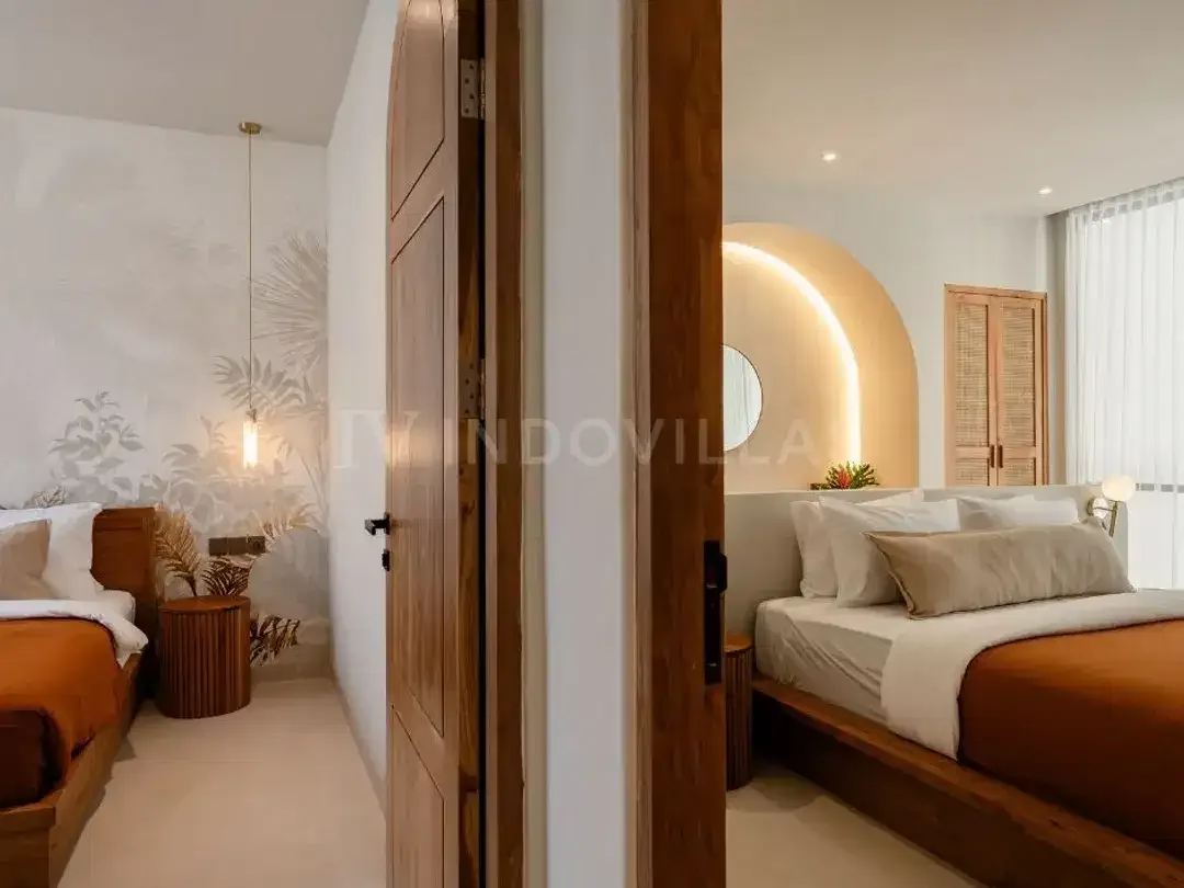 Townhouse Leasehold 3 Kamar Tidur Bergaya Modern di Umalas - Image 9 of 10