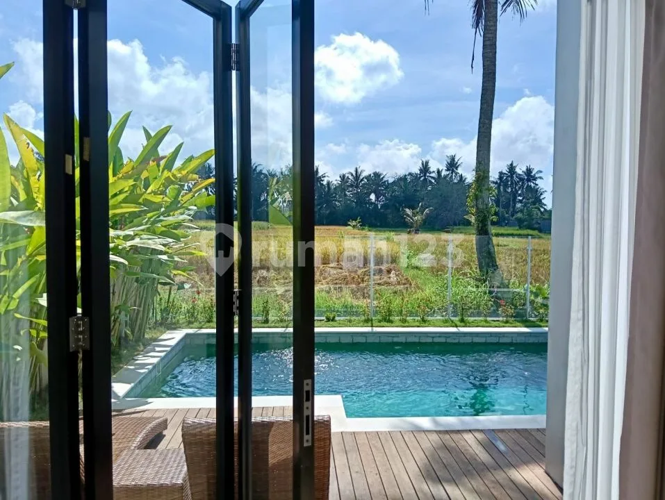 Modern Villa 2 Kamar Tidur dengan View Sawah di Ubud Bali - Image 3 of 4