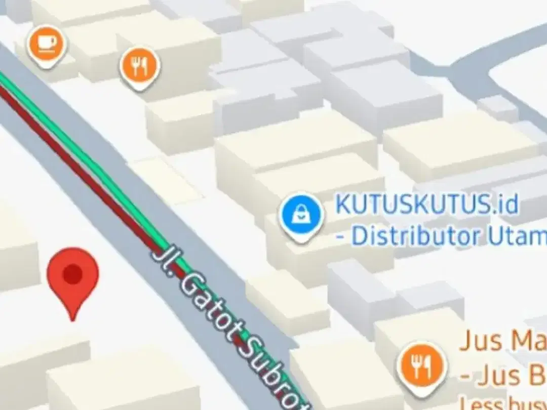 TANAH KOMERSIL STRATEGIS PINGGIR JALAN DI GATOT SUBROTO BARAT DENPASAR - Image 4 of 5