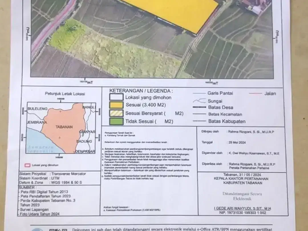 Land for sale in Kaba Kaba, Bali - Image 1 of 1