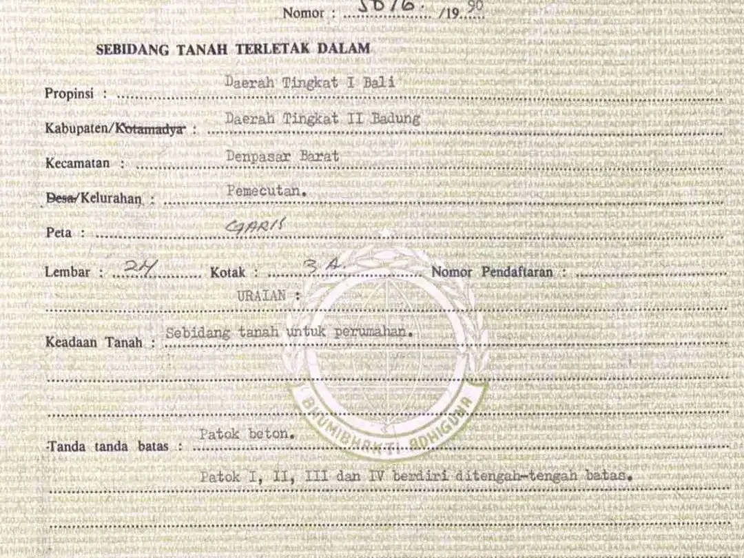 Tanah Bonus Rumah Lama Strategis Imam Bonjol Utara - Image 6 of 10