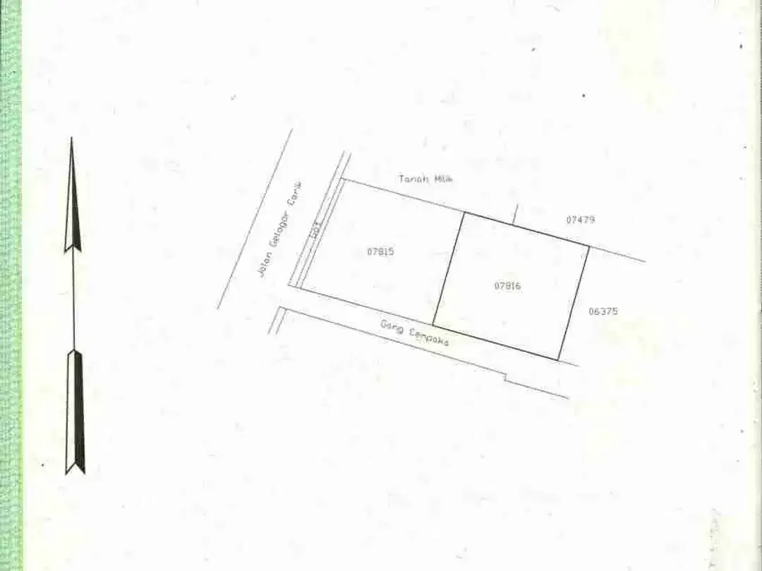 Tanah 306m² Bonus Bangunan Rumah di Glogor Carik - Image 4 of 9