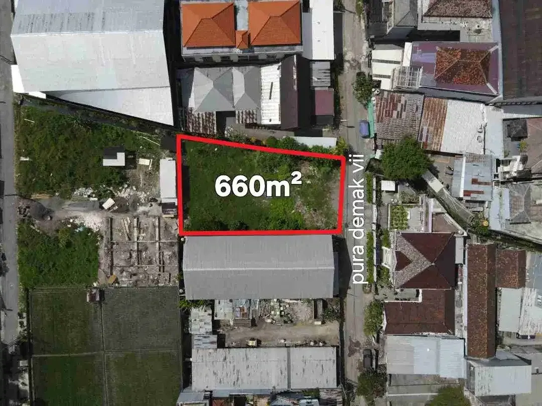 Jual tanah 6,6are di Pura demak, teuku umar barat Denpasar Bali - Image 4 of 9