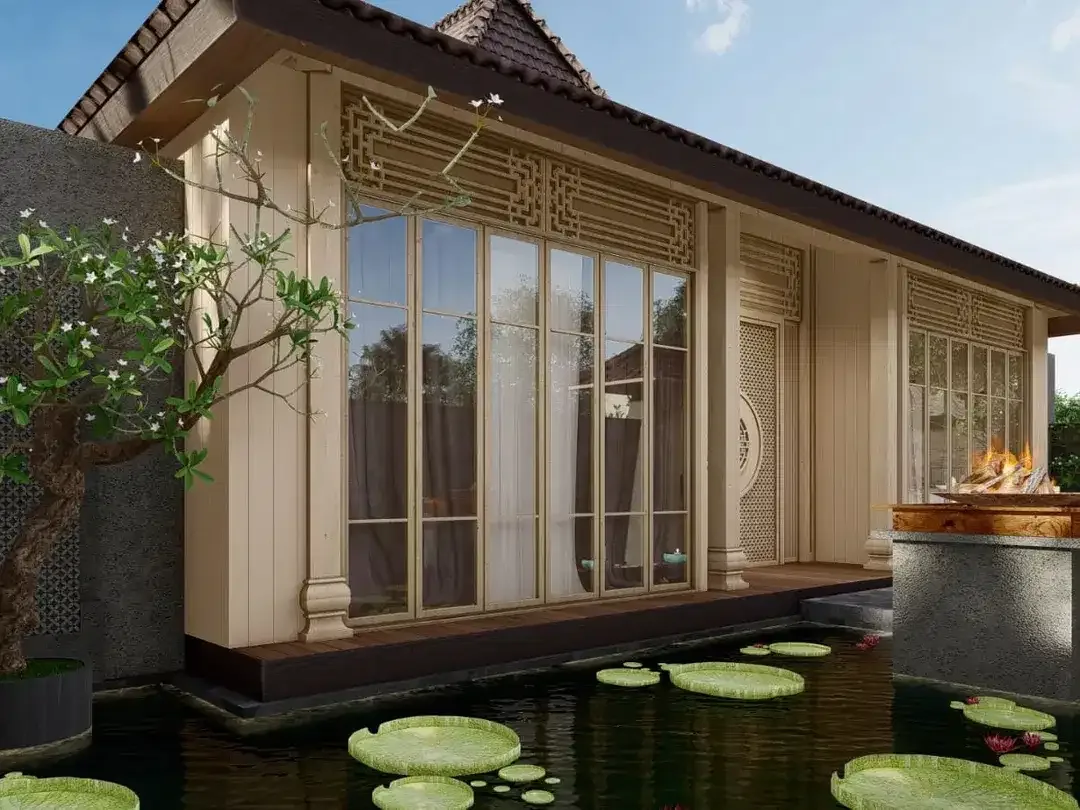 Freehold - Rare Riverside Heritage villa in Gated Berawa Enclave, Canggu, Bali - Image 2 of 10