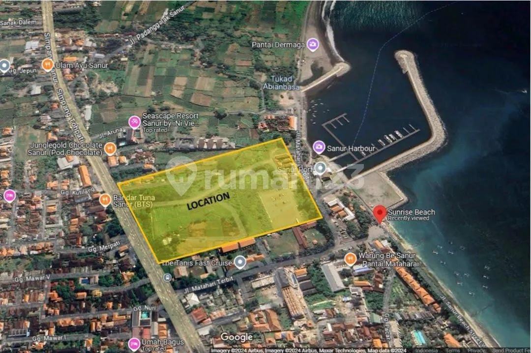 Tanah Pinggir Jalan Depan Dermaga Sanur Denpasar - Image 1 of 4