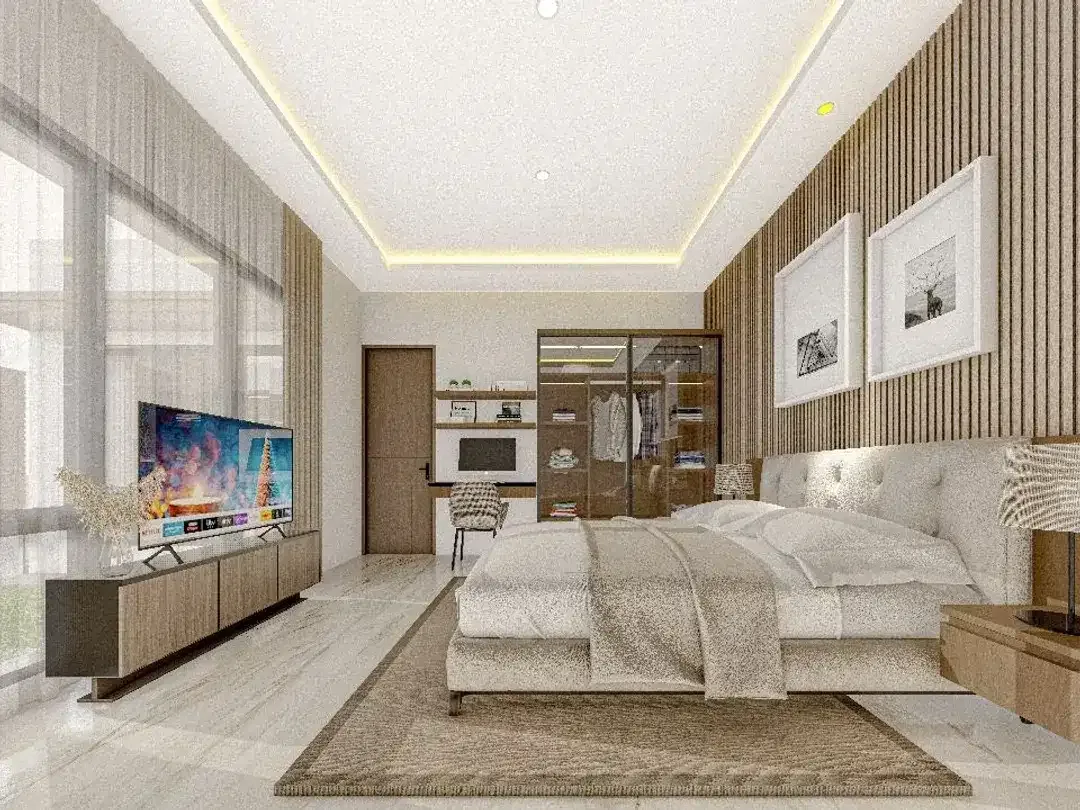 rumah baru 2 lantai yang berlokasi di jimbaran,daerah strategis,dkt gwk - Image 7 of 10
