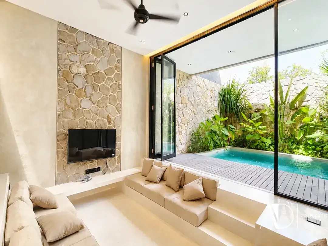 LEASEHOLD | BRAND NEW MODERN 2-BEDROOM VILLA IN BERAWA - Image 1 of 9