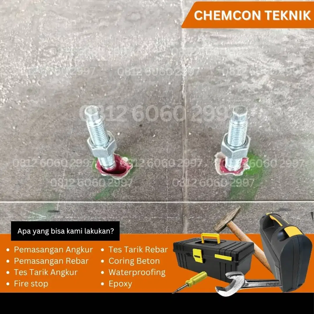 # Jasa Pemasangan Angkur Chemical | M8–M24 | Tanam Angkur Beton - Image 2 of 5