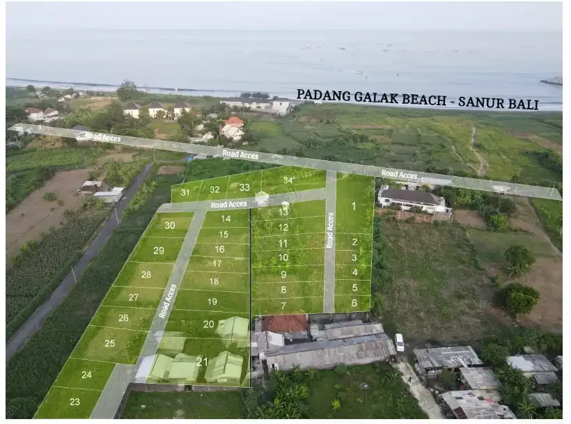 Tanah di pantai padang galak sanur Denpasar - Image 10 of 10