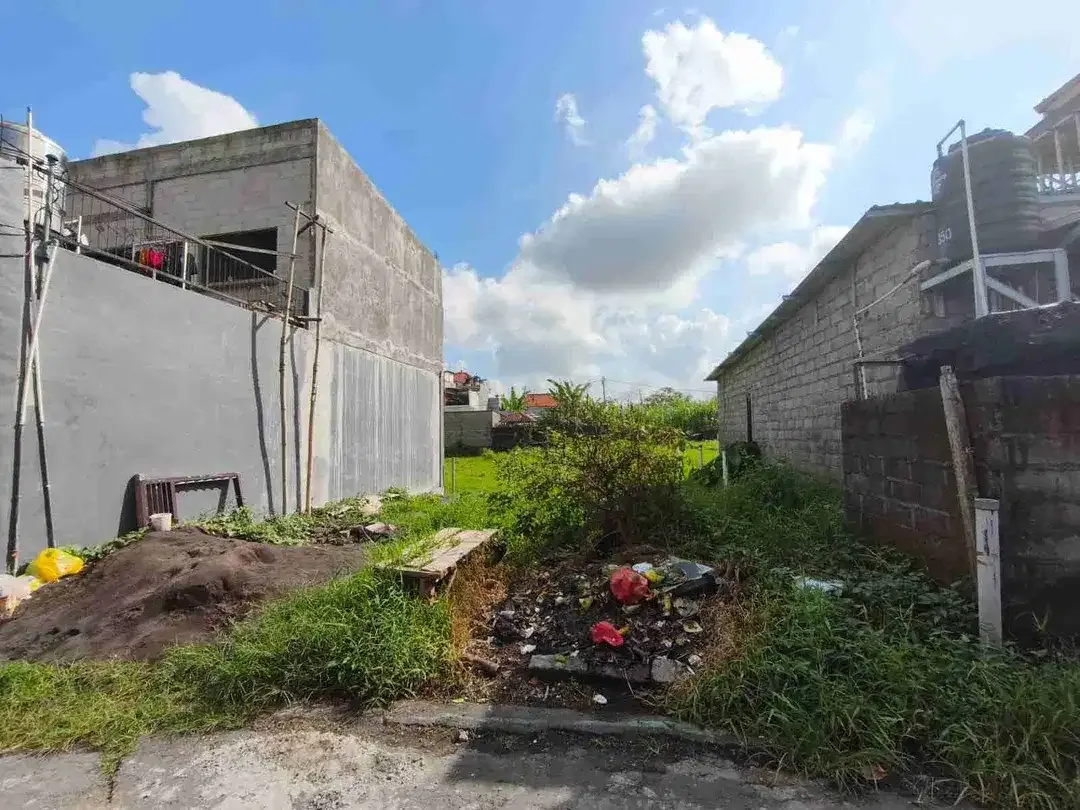Jual Tanah 1are/100m² Jl Tunjung Tutur Denpasar Utara SHM & Zona Kuning area Hunian straregis.rg1 - Image 1 of 4