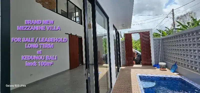 BRAND NEW VILLA KEDUNGU FREEHOLD, rice field view - Image 5 of 10
