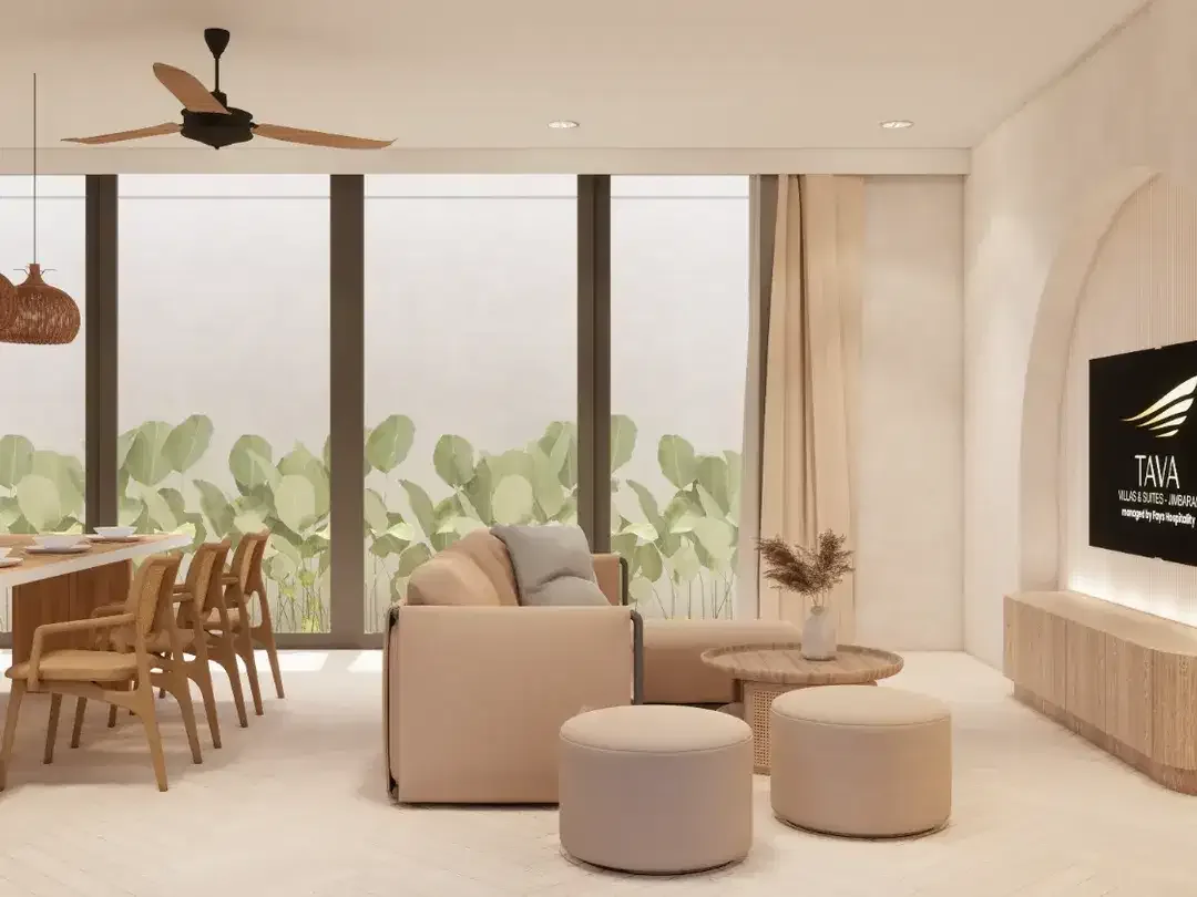 Villa 3 Kamar Tidur dengan Pemandangan GWK di Jimbaran - Image 6 of 10