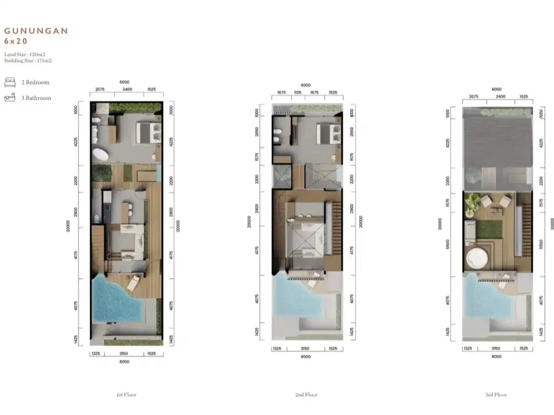 Parang Kencana Residence Seminyak High End Cluster Villa - Image 3 of 10
