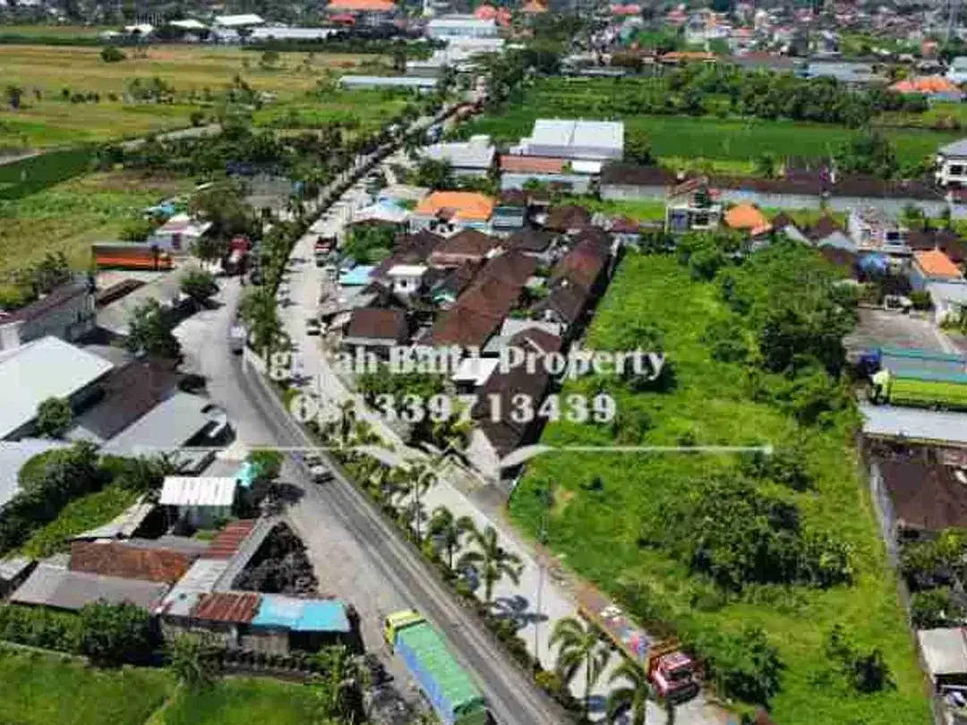 Dijual Tanah Luas 826 m2 sudah ada bangunan di Terminal Mengwitani Badung - Image 3 of 4
