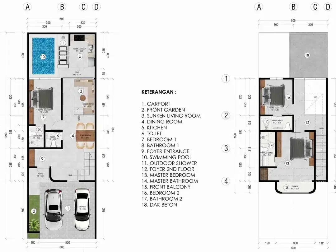 Rumah Baru Konsep Villa di Area Pedungan Denpasar Selatan - Image 8 of 8