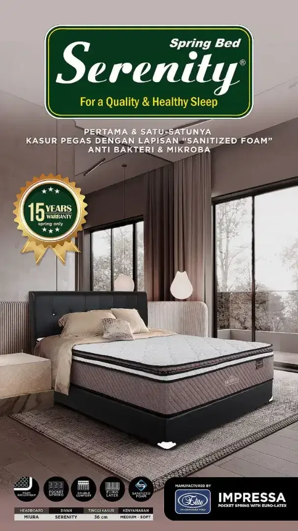 Serenity Impressa pocket latex 160x200.mattras only - Image 3 of 4