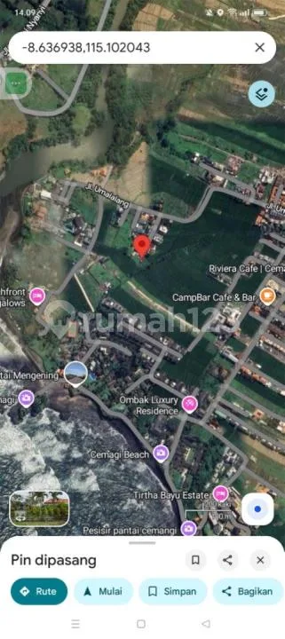 Tanah Cemagi Canggu Termurah View Sawah Gak Bikin Susah - Image 3 of 4