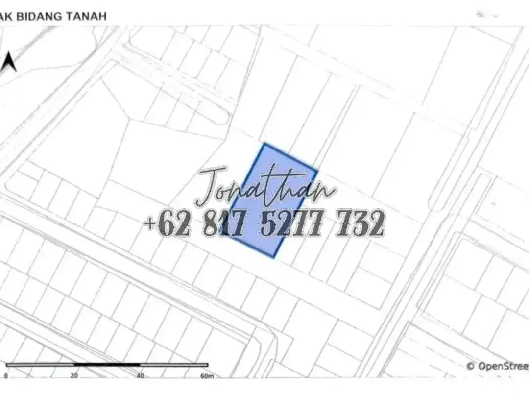 Dijual Tanah Gong Suling Jimbaran SHM Zona Kuning - LSADT - Image 2 of 9