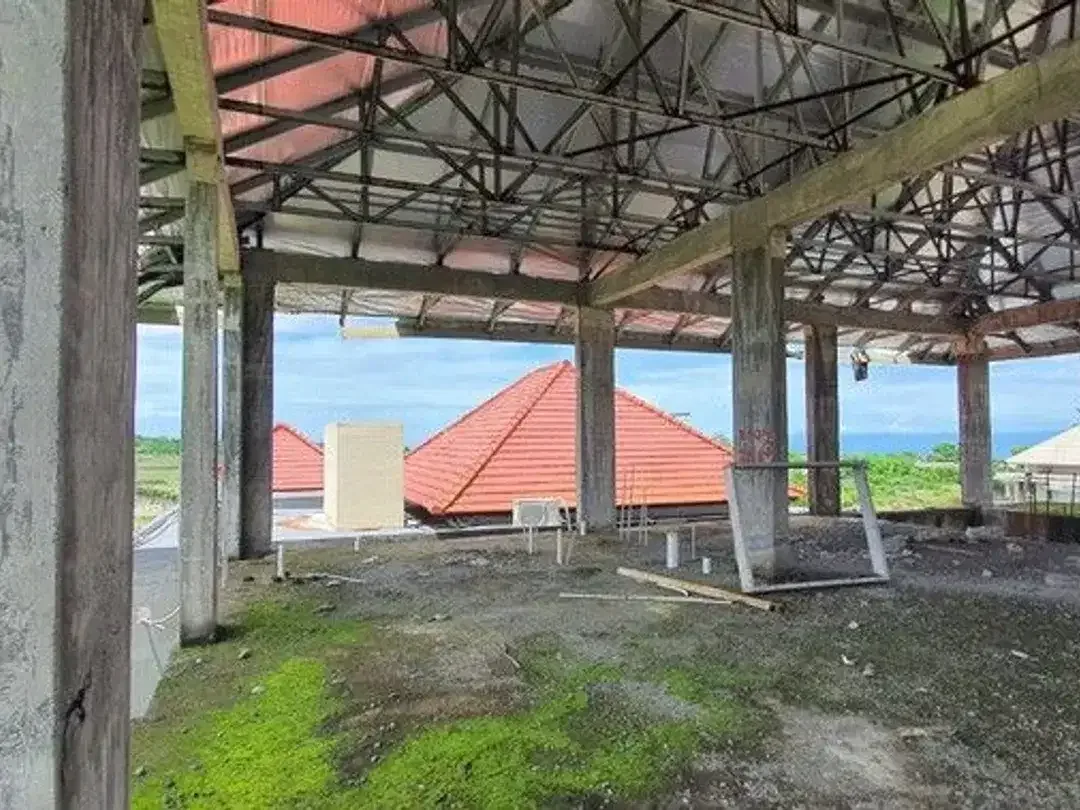 Freehold - Prime 543 sqm Land with Stunning Garuda Wisnu Kencana View & 80% Completed 3-Storey Home on it at an Exclusive Gated Community - BALI - Image 1 of 9