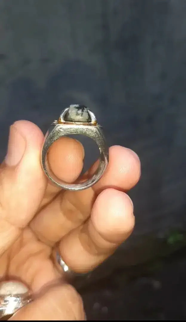 Cincin batu akik bulu monyet seraphinite - Image 8 of 10