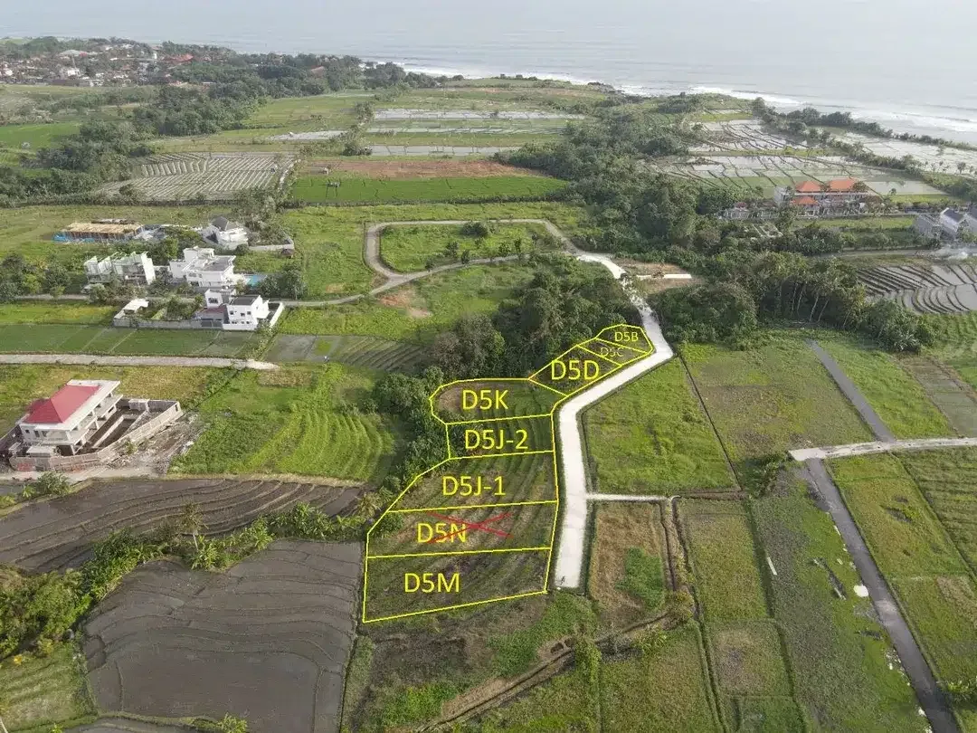 Exclusive Kedungu Land For Sale. - Image 1 of 5