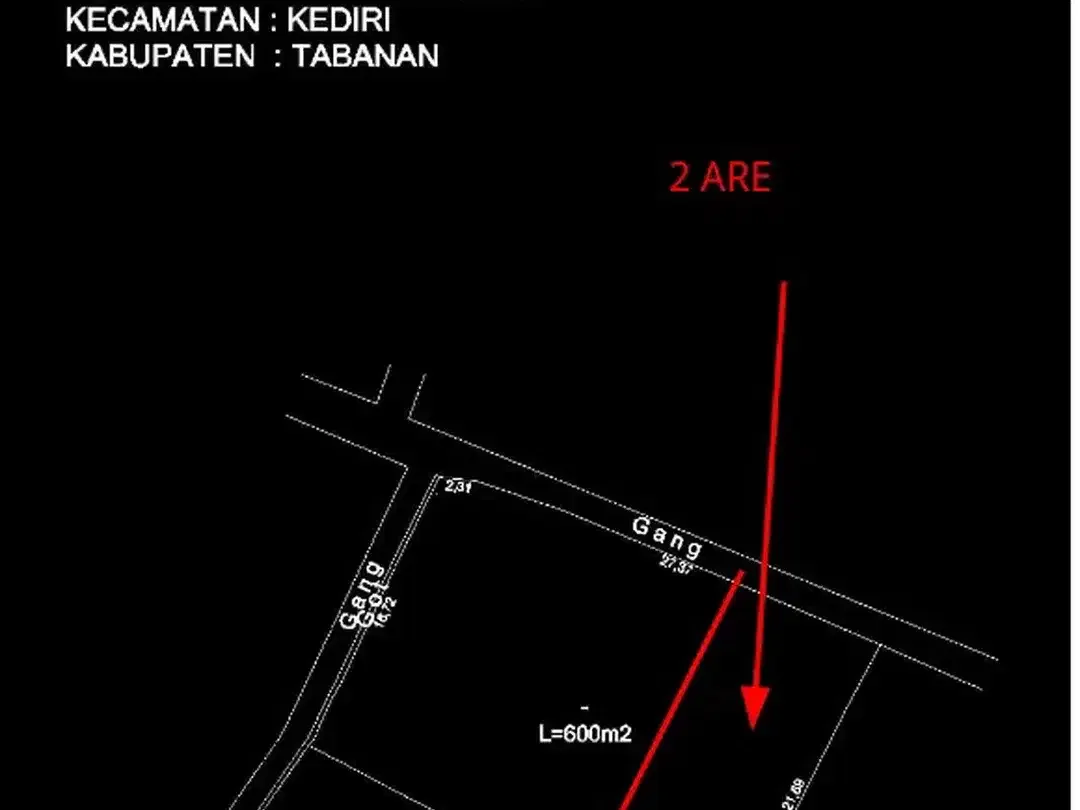 Land for Sale Leasehold - 2 Are Strategic Nyanyi, Tabanan, Bali - Image 4 of 4