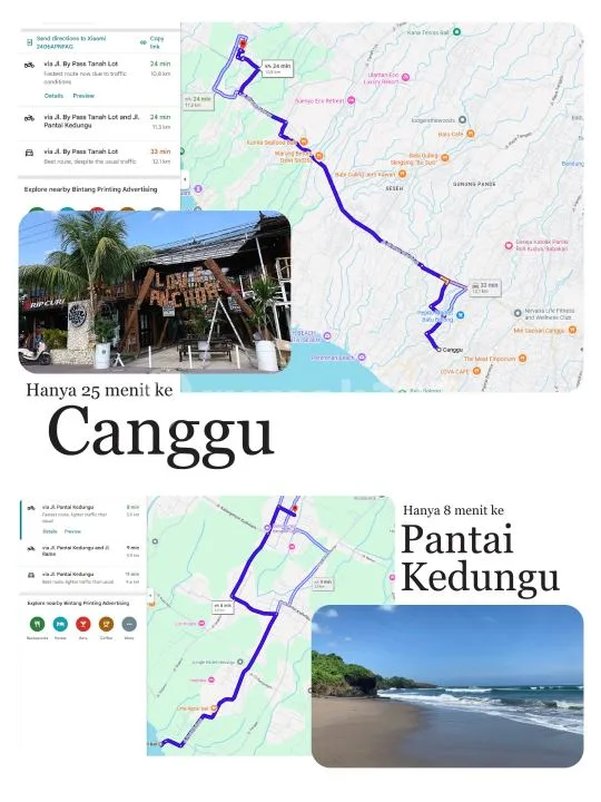 Disewakan Villa Kedungu, Tabanan Fully Furnished - Image 4 of 4