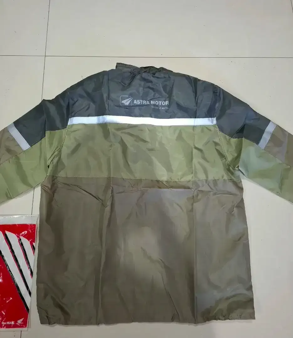 Jaket Motor Parasut Dan Sarung Tangan Motor Safety Original AHM Baru - Image 4 of 4