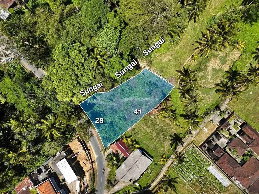 Jual Tanah Pinggir Jalan Tegalang Luas 840m/8.4are Zona Perdangan & Jasa cocok untuk bangunan Komersil - Image 2 of 7